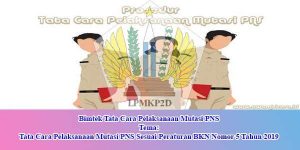 Bimtek Tata Cara Pelaksanaan Mutasi PNS