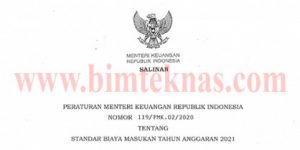 Bimtek Standar Biaya Masukan Tahun Anggaran 2021 Sesuai PMK Nomor 119PMK.022020