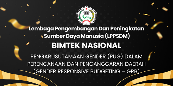 Bimtek Pengarusatamaan Gender PUG Dalam Perencanaan Dan Penganggaran Daerah (Gender Responsive Budgeting – GRB)
